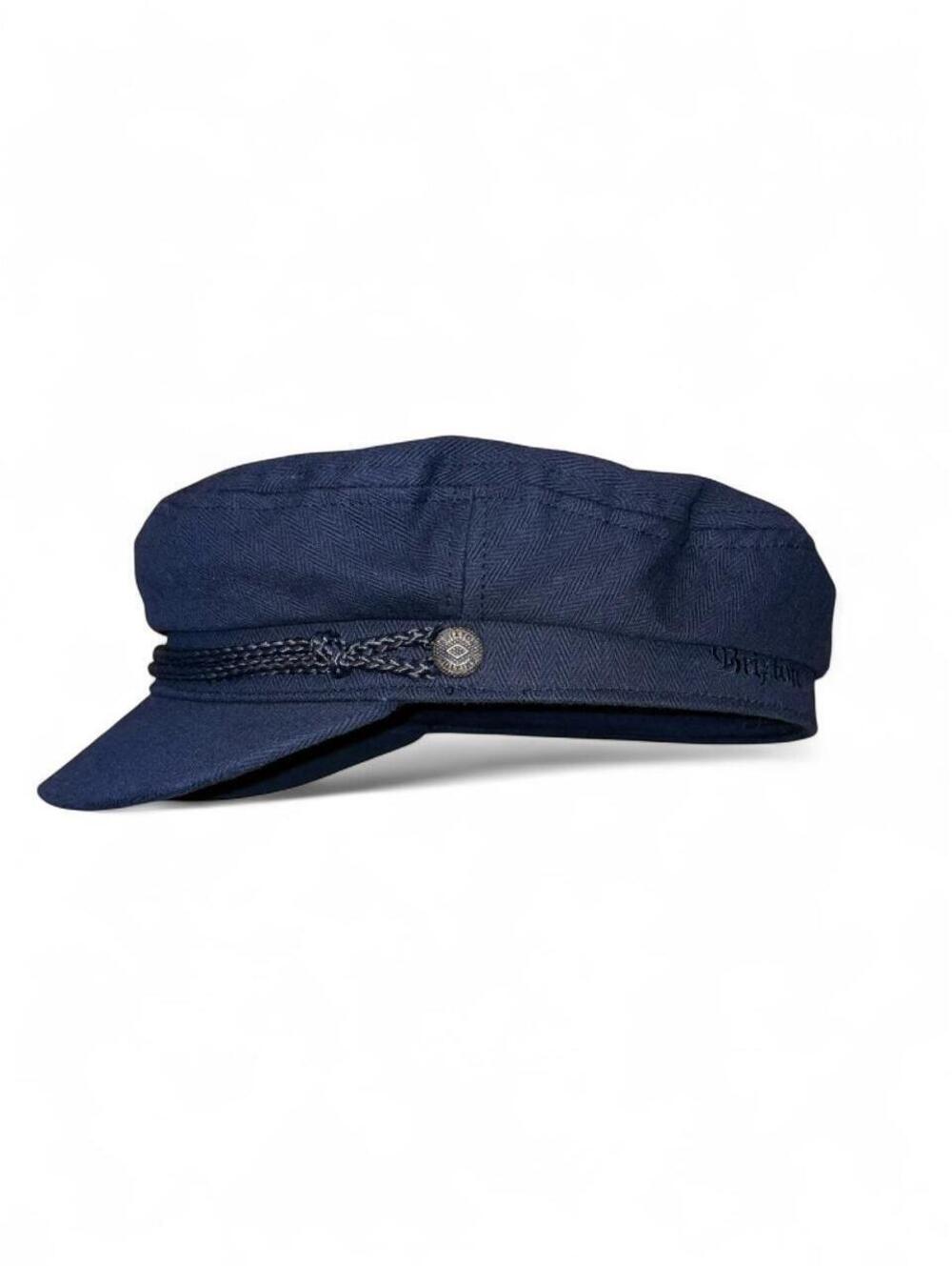 Brixton Men's Navy and Blue Hat